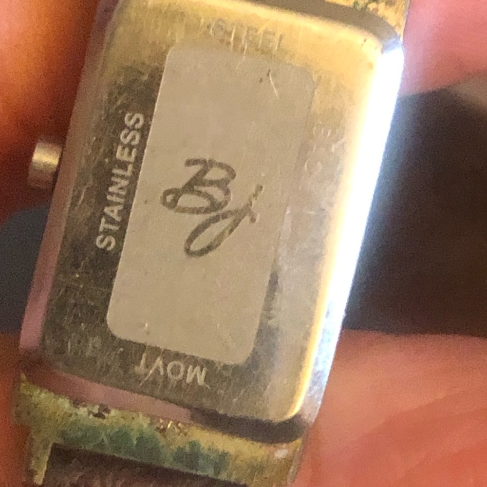 Stainless Steel Rectangular Watch - image 3